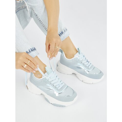 Shelvt Blue women's sports shoes with a thick sole Cijene