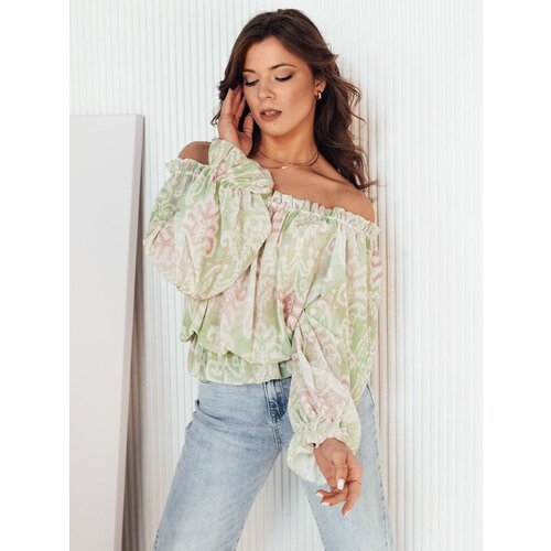 DStreet Women&amp;#039;s blouse for Spanish flu MORALES green Slike