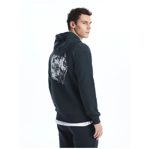 LC Waikiki Long Sleeve Printed Men's Hoodie