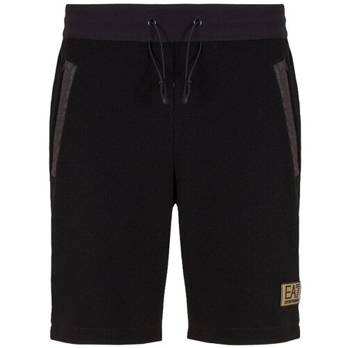 Emporio Armani Hlače 3/4, 7/8 Emporio Ea7 Pentru Barbati Train Gold Label Črna Slike