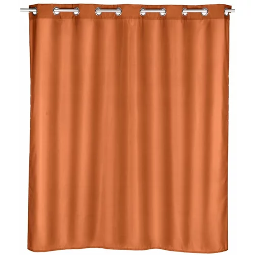 Wenko Oranžna zavesa za tuš Comfort, 180 x 200 cm