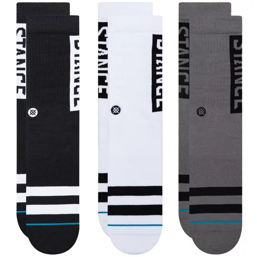 Stance Sportske čarape siva / crna / bijela