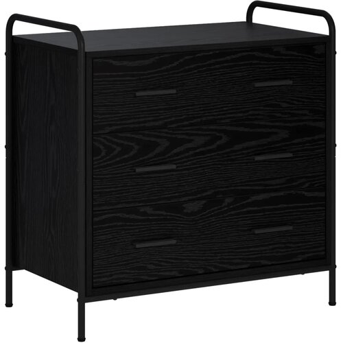  Ormar s ladicama Crni hrast 70 x 39 5 x 71 cm Konstruirano drvo - Crni hrast Slike