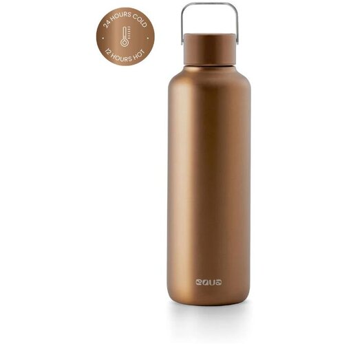 Equa Steklenička za vodo Thermo Timeless Bronzed, 600 ml Slike