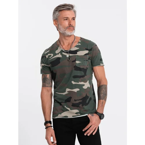 Ombre Men's t-shirt - khaki