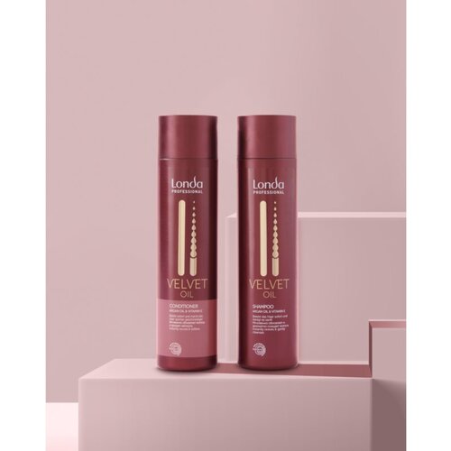 Londa Professional Velvet Oil &amp;scaron;ampon za suhe in normalne lase 1000 ml Slike
