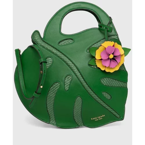 Kate Spade Kožna torba boja: zelena, KH037
