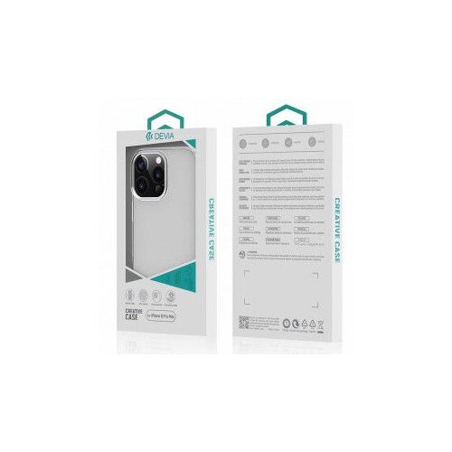 DEVIA Futrola Silikonska Naked Case TPU za Iphone 16 Pro Max/ providna Slike