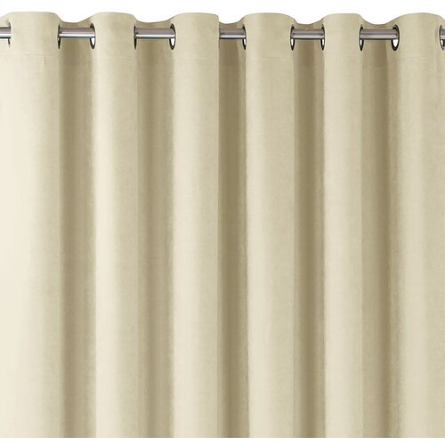  Curtain MILANA color beige style classic silver silver metal eyelets chenille 220x245 HOMEDE Cene
