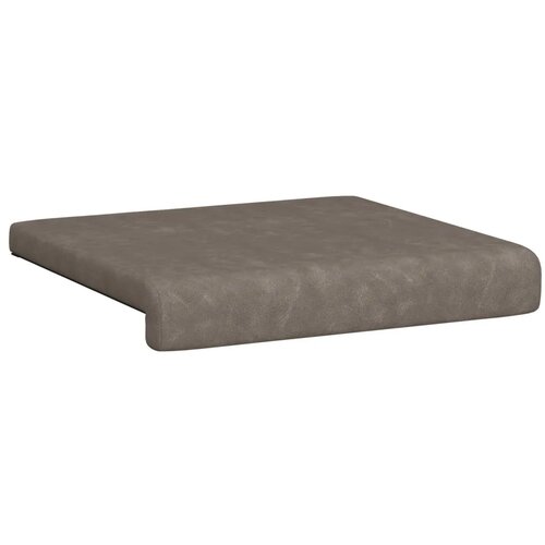  Jastučić za klupu 4 kom. Umjetna koža Siva Dubina 35 cm - Siva 4 Slike