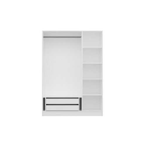 Woody Fashion Ormar 135x190x52cm Bijeli Slike