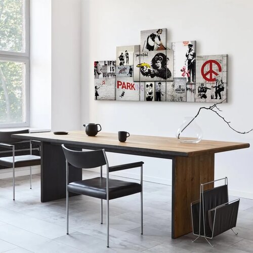  Slika - Street Crimes: Banksy Art 225x112.5 Na talijanskom platnu Slike