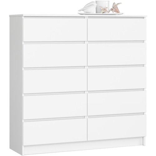 AKORD KOMODA K120 10SZ CLP BELE, (21702878) Cene