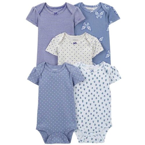 Carter&amp;#039;s bodi za bebe devojčice - set od 5 kom. CTS-1R036110 Slike