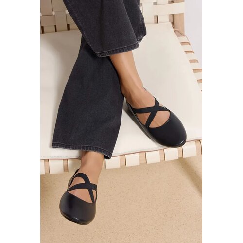 Trendyol Shoes Ženske baletanke Takss26Be00005, Crne Cene