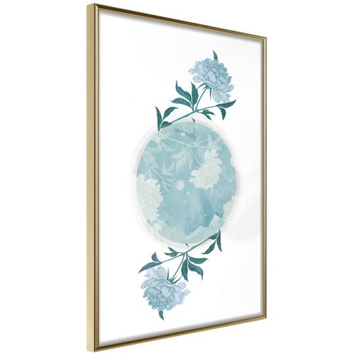  Poster - World in Shades of Blue 40x60 Slike