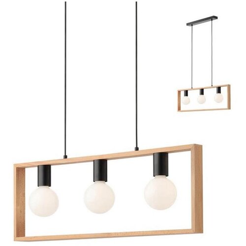  Redo 01-1665 - Viseći luster TIMBER na sajli 3xE27/42W/230V Cene