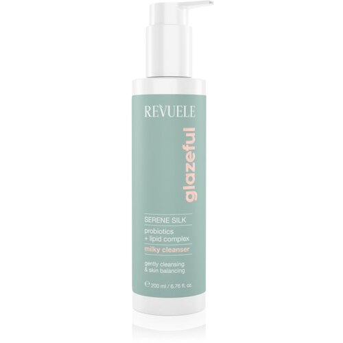 Revuele Glazeful Milky Cleanser Serene Silk nežno čistilno mleko s pomirjajočim učinkom 200 ml Slike