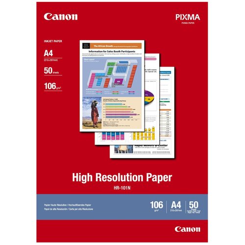 Canon Foto papir HR-101N, A4, 50 listov, 106 gramov Slike