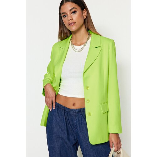 Trendyol Blazer - Green - Regular fit Slike