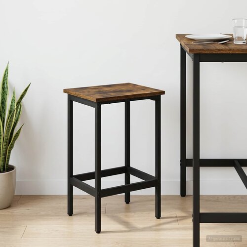  stolica Dimljeni hrast 40 x 32 x 74 cm Konstruirano drvo Cijene