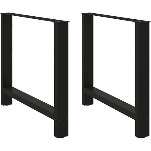  Noge za blagovaonski stol Crne 2 kom 100 x (72-73) cm Čelik Cene