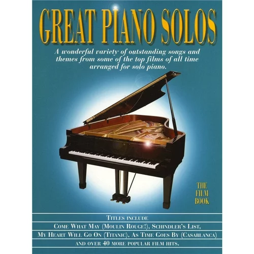 Music Sales Great Piano Solos - The Film Book Nota