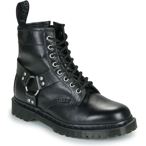 Dr. Martens 1460 Harness 8 Eye Boot Black Analine Crna Slike
