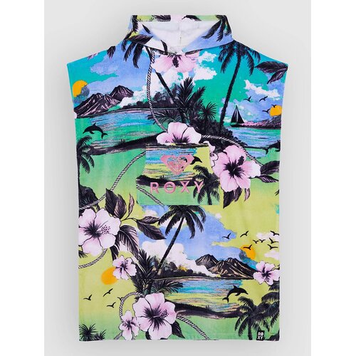 Roxy Stay Magical Printed Surf poncho celery green sweet svn s Cene