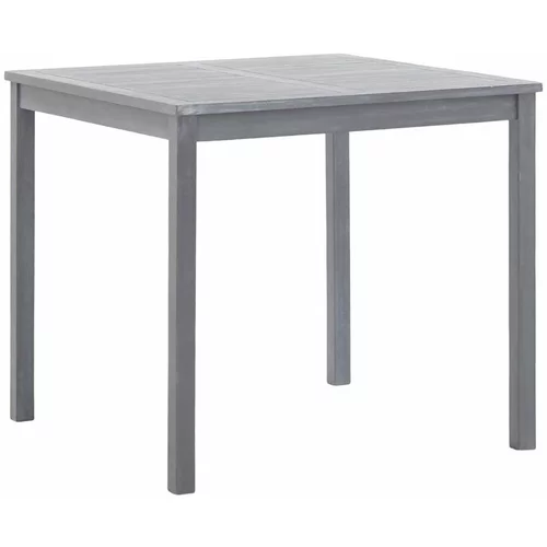  Vrtni stol sivi 80 x 80 x 74 cm od masivnog bagremovog drva