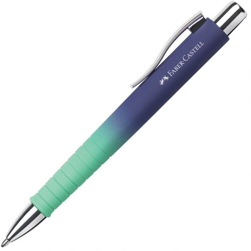 Olovka KEMIJSKA GUMIRANA POLY BALL FLOW FABER CASTELL 241132 TIRKIZNO-PLAVA Cene