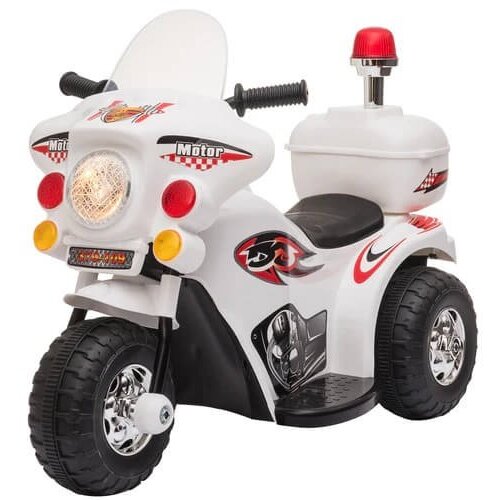 Babyland motor police mini 6v MB919 bela 062088B Slike
