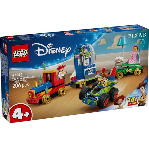 Lego Disney 43264 Praznovanje Sveta igrač - Vlak in avtomobilček, (22150395) Cene
