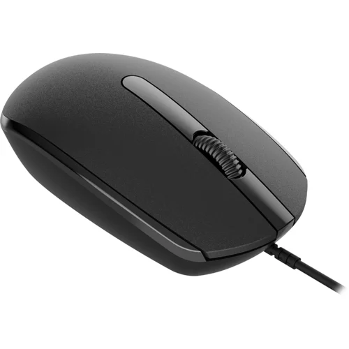 Canyon Wired optical mouse with 3 buttons, DPI 1000, with 1.5M USB cable, black, 65*115*40mm, 0.1kg - CNE-CMS10B