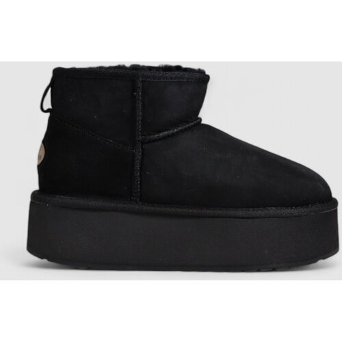 E-mu Ženske čizme Stinger micro flatform, Crne Cene