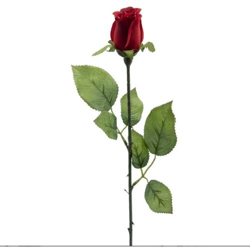 Di.Mo veštački cvet ruža sa rosom 52cm, crvena Cene