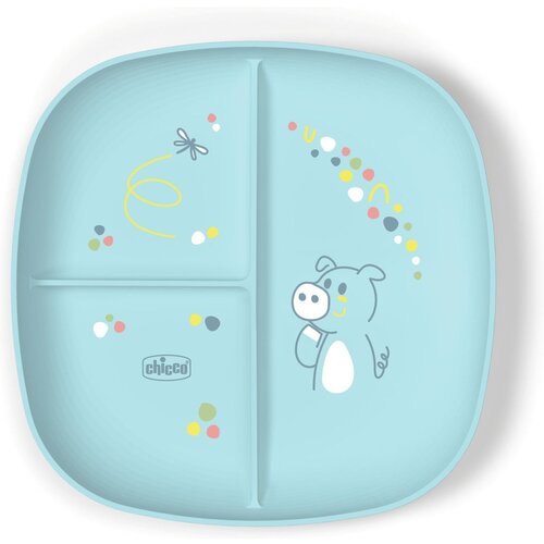 Chicco krožnik porcijski blue 1600325 Slike