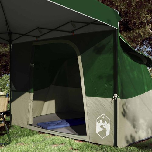  Set Kamp &amp;Scaron;atora s krovom 2 pcs Zelena Tafta i Tkanina Slike