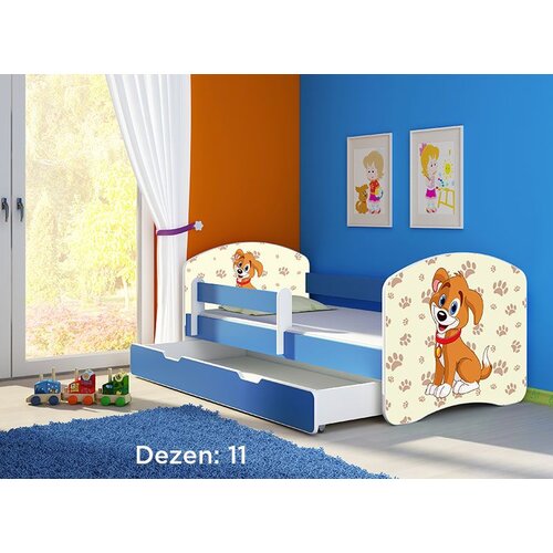 ACMA dečiji krevet ii 180x80 f + dušek 6 cm BLUE11 Slike