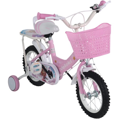 Veloki Bicikl za devojčice 12", Roze Cene