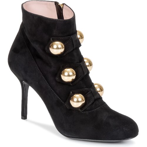Moschino Cheap & CHIC Gležnjarji BOW Črna Cene