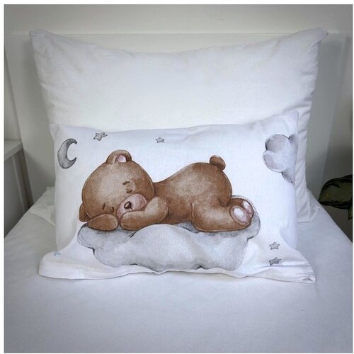 Jerry Fabrics Bombažna otro&amp;scaron;ka posteljnina za otro&amp;scaron;ko posteljico 100x135 cm Teddy &amp;quot;Moon&amp;quot; &amp;ndash; Slike