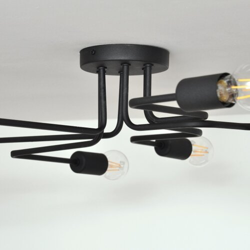  LED plafonski luster TUBE 6xE27/15W/230V Slike