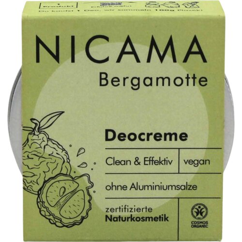 NICAMA Dezodorant krema bergamotka - 45 g Cene