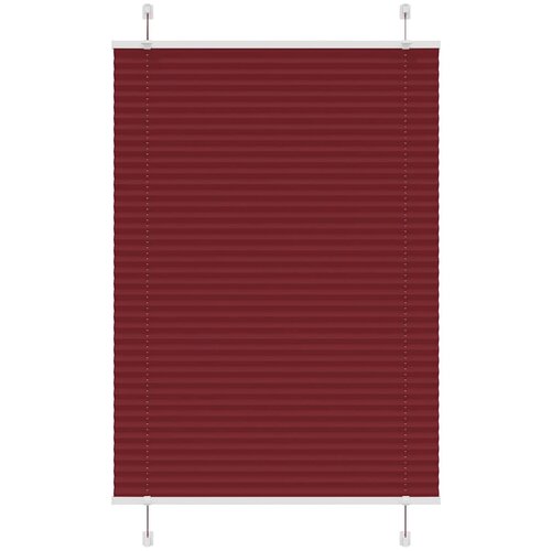 vidaXL Plisirana žaluzija Bordeaux Red 85x150 cm Širina tkanine 84,4cm, (22058539) Cene