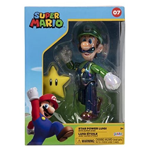 Marvel nintendo super mario luigi w/star figurine v zbiralniku 10 cm, (20838235) Slike
