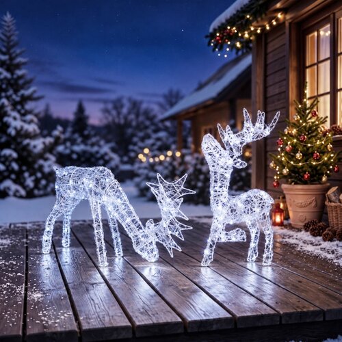 Brilagi LED spolja&amp;scaron;nja božićna dekoracija LED/1,5W/230V IP44 73x47 cm irvas Slike