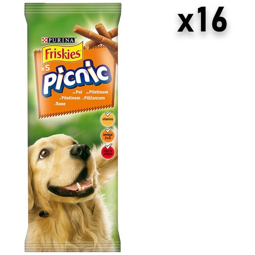 Friskies picnic poslastice za pse, piletina, 16x42g Cene