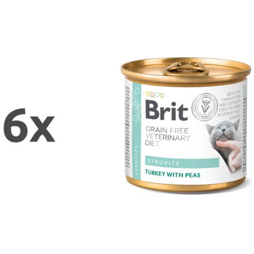 Brit veterinary diet Brit GF Veterinarska dieta za mačke Struvite, 200g 6 x 200 g Slike