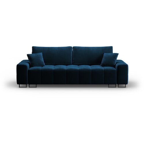 Cosmopolitan Design Plava bar&amp;scaron;unasti sklopiva/s prostorom za odlaganje sofa 250 cm Wicklow &amp;ndash; Slike